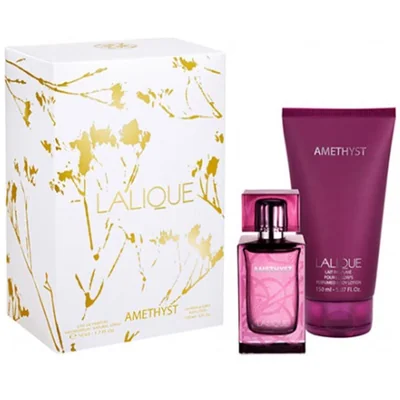 Set Lalique Amethyst 50 Ml + Body Lotion 150 Ml para Mujer
