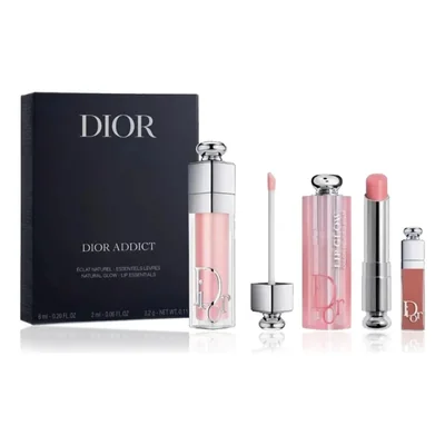 Dior Addict Lip Maximizer Brillo Labial Plump 001 Pink Set 3 Piezas - Hidratante Voluminizador Labios