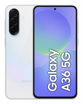 Samsung Galaxy A36 5G 6.7" Dual SIM, 256GB, 8GB RAM, Blanco