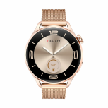 Kieslect Smartwatch Lora Reno 3, AMOLED, Android/iOS, Dorado - Resistente al Agua