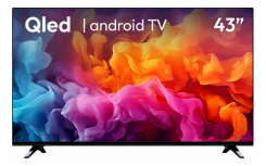 Thorus Smart TV QLED Imperial 43", Full HD, Negro