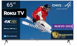 Chiq Smart TV DLED 65U712XR 65", 4K Ultra HD, Negro