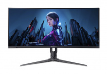 Monitor Gamer Curvo Acer Predator X34 QD-OLED 34", 3440x1440 Ultra Wide Quad HD, G-Sync/FreeSync, 240Hz, HDMI/DisplayPort, Bocinas Integradas, Negro