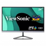 Monitor ViewSonic VX2476-SMHD LED 24", 1920x1080 Full HD, FreeSync, 75Hz, HDMI/DisplayPort, Bocinas Integradas, Negro