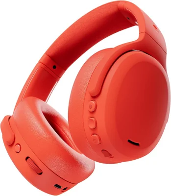 Skullcandy Audífonos con Micrófono Crusher ANC 2, Bluetooth, Cancelación de Ruido, Alámbrico, USB-C, Naranja