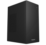 Gabinete Quaroni QCMT-10, Micro-Tower, Mini-ITX, USB 2.0/3.0, con Fuente de 500W, 1 Ventilador Instalado, Negro