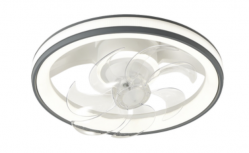 JWJ Ventilador de Techo JLV-013, 6 Velocidades, 19", Blanco