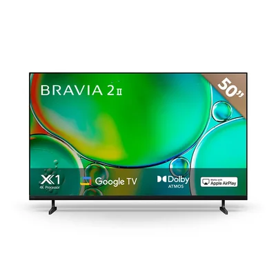 BRAVIA 2 II | Procesador 4K X1™ | 4K Ultra HD | Alto rango dinámico (HDR) | Smart TV (Google TV)