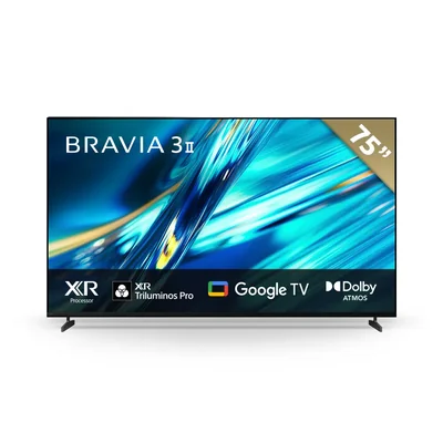 BRAVIA 3 II | XR Processor | 4K Ultra HD | Alto rango dinámico (HDR) | Smart TV (Google TV)