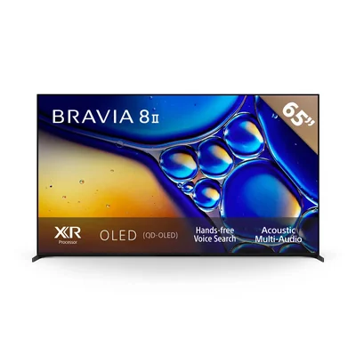 BRAVIA 8 II | Procesador XR | OLED | 4K Ultra HD | Alto rango dinámico (HDR) | Smart TV (Google TV)