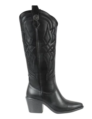 Bota cowboy abajo de la rodilla Kuali Shoes para mujer