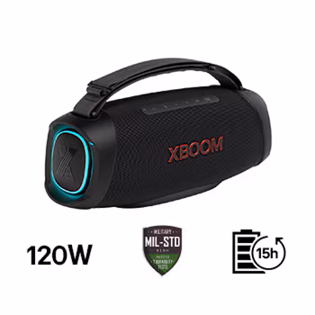 Bocina Bluetooth portátil LG XBOOM Go XG8T de grado militar y batería de 15 horas de duración XG8T
