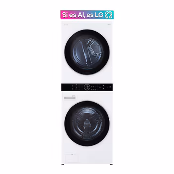 Torre de lavado WashTower™ con AI DD™ 22kg (con Lavadora eléctrica Voltaje 120V y Secadora Eléctrica Voltaje 220~ 240V) WK22WS6E