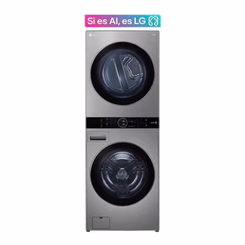 Torre de lavado WashTower™ con AI DD™ 22kg (con Lavadora eléctrica Voltaje 120V y Secadora Eléctrica Voltaje 220～ 240V) WK22VKS6E