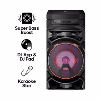 Bocina Bluetooth LG XBOOM RNC5 Bocina para fiesta de karaoke RNC5