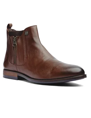 Botín Black Peppers de piel para hombre