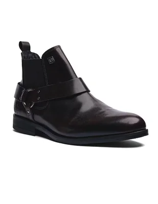 Botín Black Peppers de piel para hombre