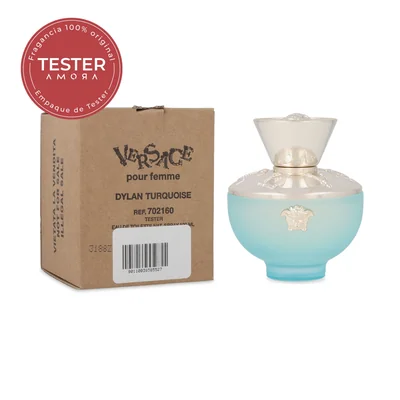 TESTER VERSACE DYLAN TURQUOISE 100ML EDT SPRAY