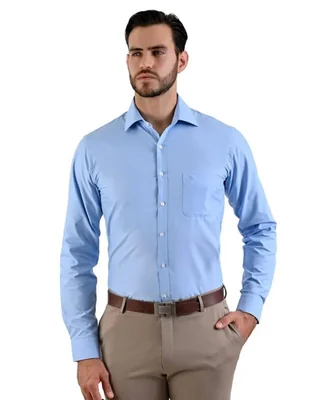 Camisa Michel blanc de vestir para caballero corte clásico Pacifico