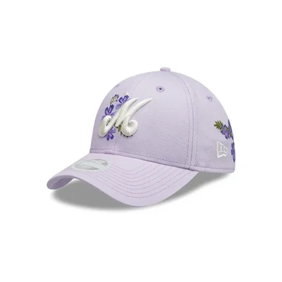 Sultanes de Monterrey LMB Flowers 9FORTY Strapback para Mujer Lila