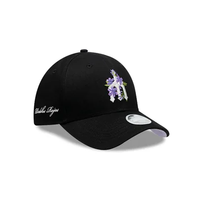 Diablos Rojos del México LMB Flowers 9FORTY Strapback para Mujer