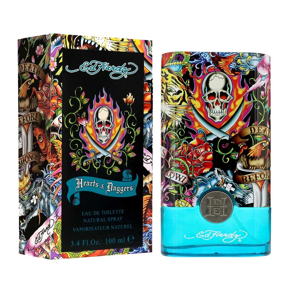 Ed Hardy Hearts & Daggers 100ml EDT - Caballero