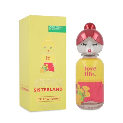 Benetton Sisterland Yellow Peony 80Ml Edt Spray