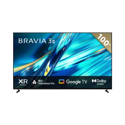 BRAVIA 3 II | XR Processor | 4K Ultra HD | Alto rango dinámico (HDR) | Smart TV (Google TV)