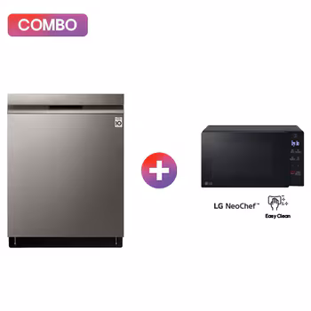 Lavavajillas LG QuadWash™ TrueSteam™ Empotre + Lavavajillas LG QuadWash™ TrueSteam™ Empotre LDP6810BD.MS2032