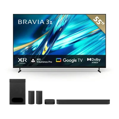 Combo: Televisor BRAVIA 3 II + BRAVIA Theatre System 6