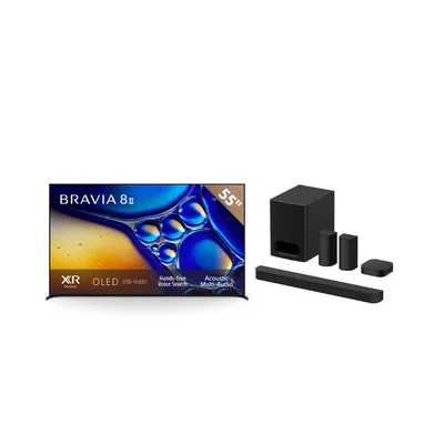 Combo: Televisor BRAVIA 8 II | Procesador XR | OLED + BRAVIA Theatre System 6