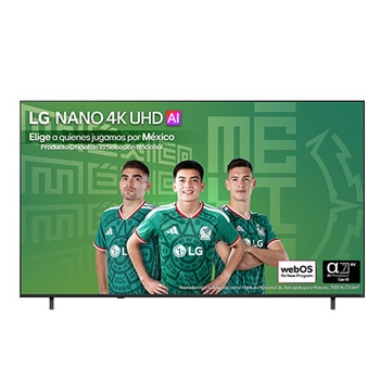 Pantalla 85 pulgadas LG NANO 4K UHD AI NU850 SMART TV webOS 2026 85NU850BPSA