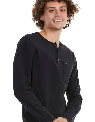 PLAYERA CUELLO HENLEY MANGA LARGA BUFFALO DAVID BITTON