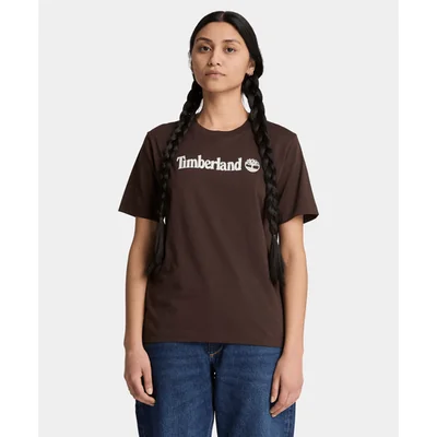 Playera de manga corta Northwood para mujer, Café