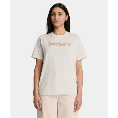 Playera de manga corta Northwood para mujer, Beige