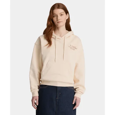 Sudadera con gorro para mujer, Beige
