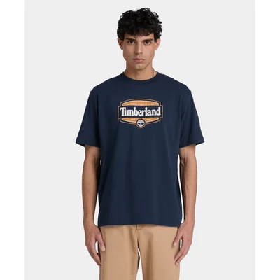 Playera de manga corta Heritage Seal para hombre, Azul