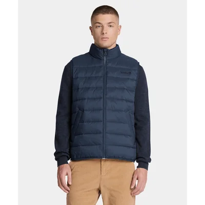 Chaleco puffer ligero para hombre, Azul