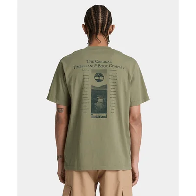 Playera Gráfica New Hampshire Heritage para hombre, Verde