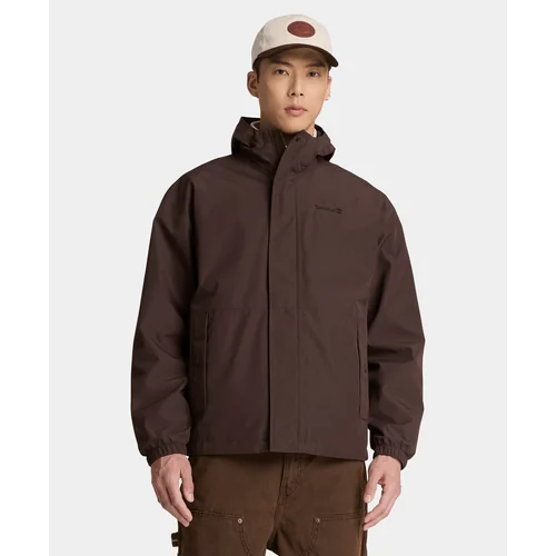Chamarra impermeable para hombre, Café