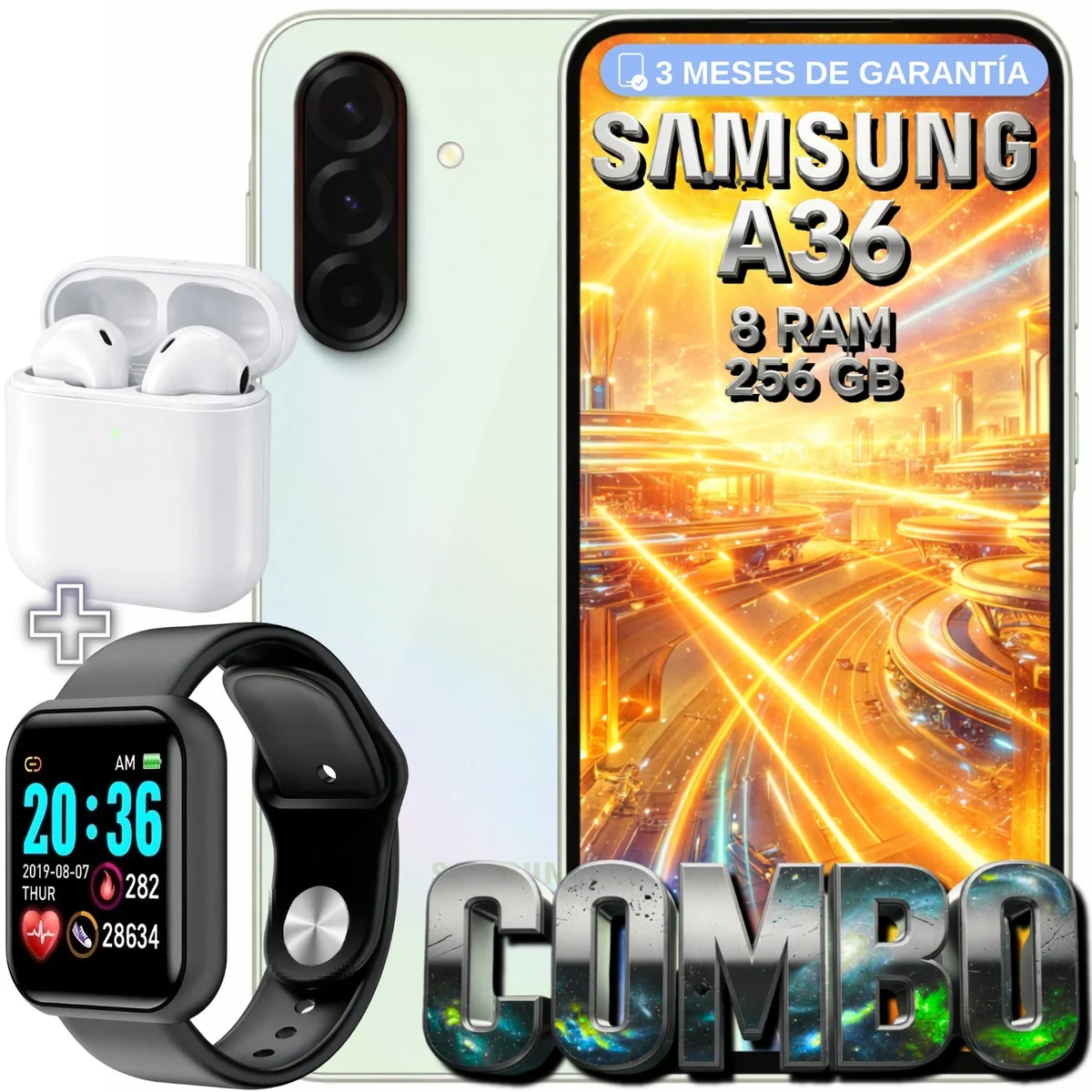 Samsung Galaxy A36 256 Gb 8 Ram Verde