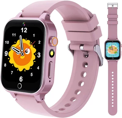 Smartwatch Infantil Rosa con Pantalla Táctil