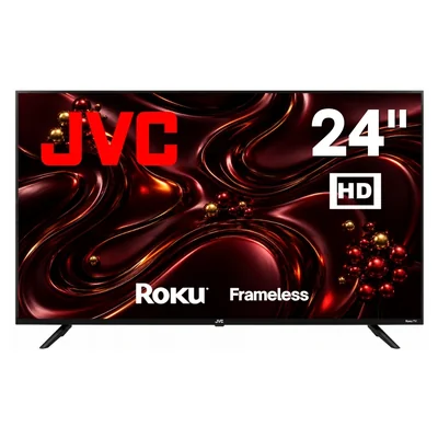 Pantalla JVC Smart TV 24 pulgadas HD LED Roku TV Dolby Audio Modelo SI24R