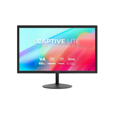 Monitor Acteck Captive Lite CL215 21.5 Full HD Panel VA 60Hz Negro