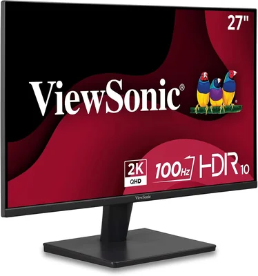 Monitor ViewSonic VS2725-2K QHD 1440p de 27 Pulgadas con HDMI, DisplayPort