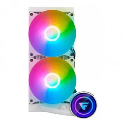 Vorago Game Factor LQG601-WH Enfriamiento Líquido 240mm RGB TDP 250W Blanco