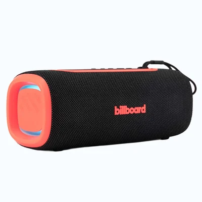 Bocina Billboard Nomad Go 30W RMS Portátil IPX5 con LED RGB, TWS, USB, Micro SD y Auxiliar 3.5 mm