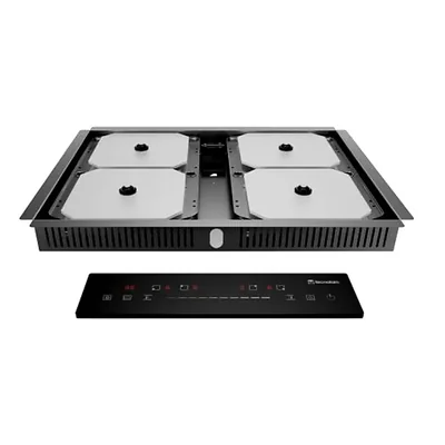 Parrilla De Inducción Invisible Tecnolam Magic02 30cm Blanco