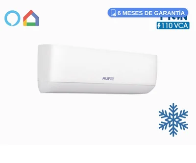 Minisplit Inverter 110V Gama Premium 1 tonelada Inteligente aufit