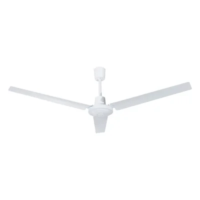Ventilador de Techo Industrial 56 Pulgadas Con 3 Aspas Blanco Modelo 52951 HUNTER